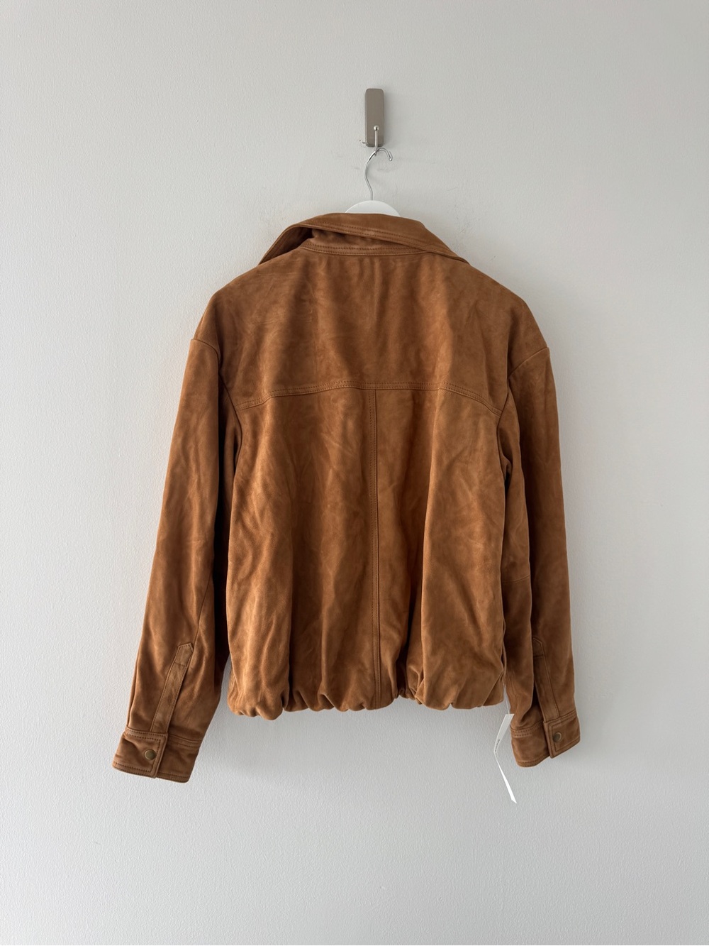 REFORMATION Veda Kendall Suede Jacket in Peacan S - Picture 5 of 7